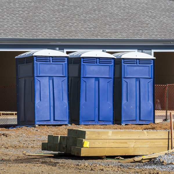 do you offer hand sanitizer dispensers inside the portable restrooms in Oscar